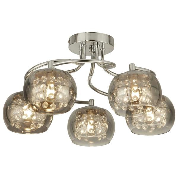Pagazzi Lighting Escada 5 Semi-Flush Ceiling Light