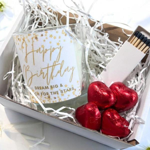 Personalised Happy Birthday Dream Big Candle Gift Set | Daughter, Sister, Friend