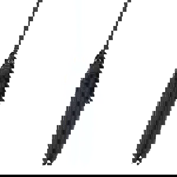 Assots London 'MARIA' Navy Pebble Grain Real Leather Crossbody Phone Bag