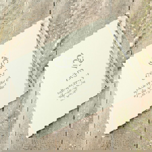 Personalised Memento Company Personalised Hearts Design Hardback Guest Book & Pen