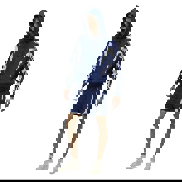 Y-3 Unisex Adult Contrast Line Hoodie - Blue - 