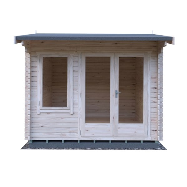 Shire Marlborough 12Gx10 Log Cabin 28mm interlock cladding - Best Shed