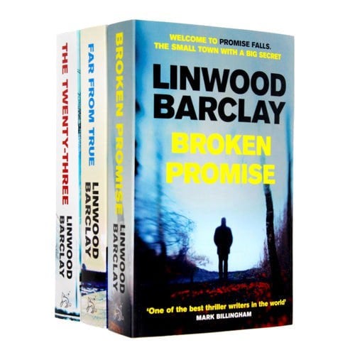 Promise Falls Trilogy by Linwood Barclay Broken Promise, Far From True & The Twenty-Three