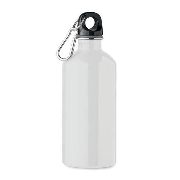 MidOcean Remid Moss Single Wall 500ml Water Bottle - White - 