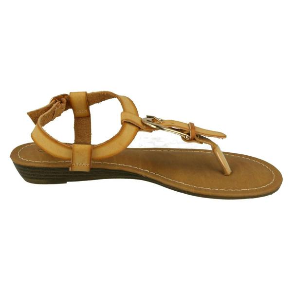 Savannah Ladies Savannah Wedge Toe Post Sandals
