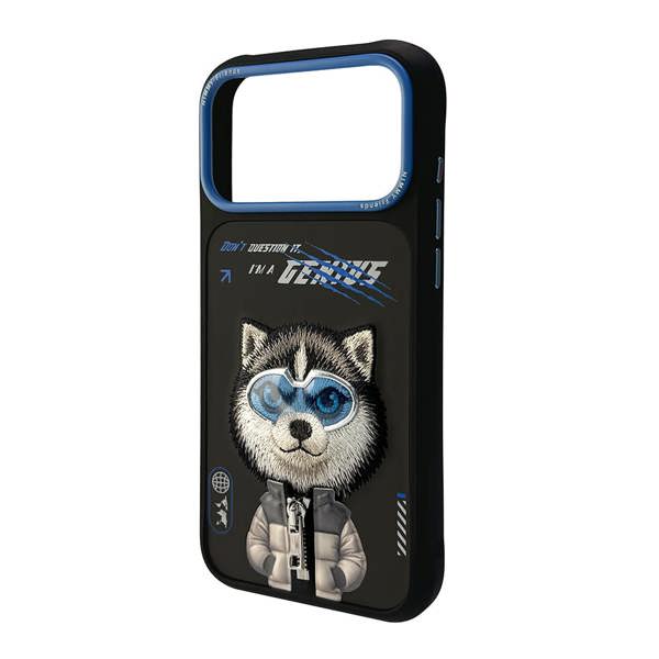 Nimmy Friends Nimmy Cool & Cute 2.0 Husky Case with MagSafe for iPhone 17 Pro Max 6.9" Grey Blue - N-KMLL-IP17-PRO-MAX-017-A
