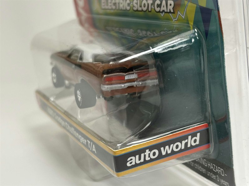 Auto World Slot Cars 1970 Dodge Challenger T/A Copper Thunderjet Ultra G HO Slot Car SC377-5