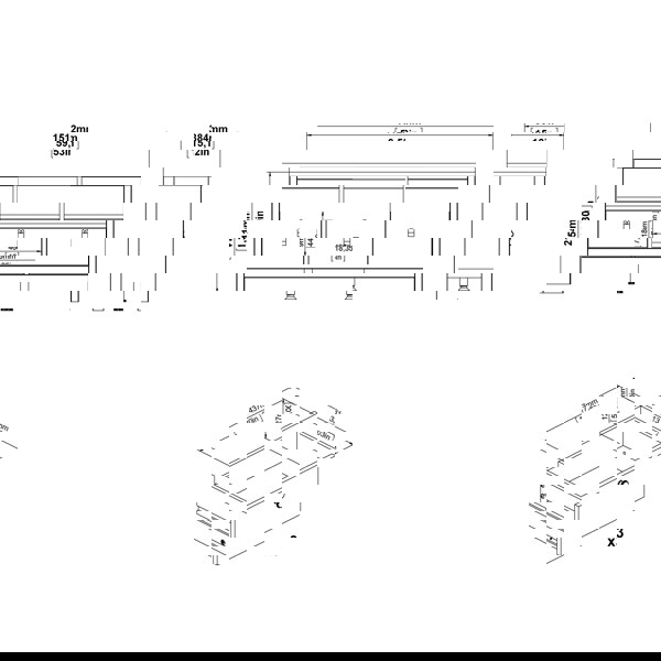 Furniture To Go Barcelona TV Unit 3 Drawers in White
