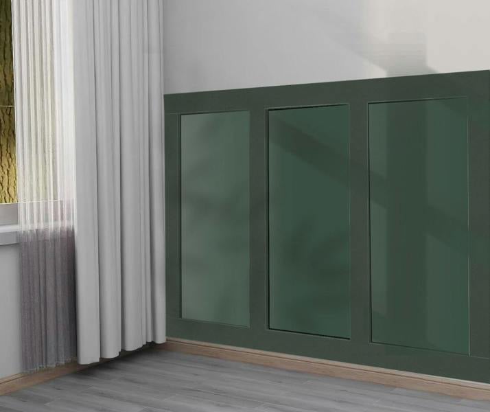 Groundlevel 6pcs MDF Wall Panel Kit W115 x H115cm | Pre-Cut, Ready To Fit
