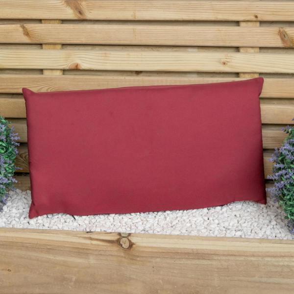 Samuel Alexander 52 x 20cm Back Cushion for Single Wooden Garden Chair in Burgundy