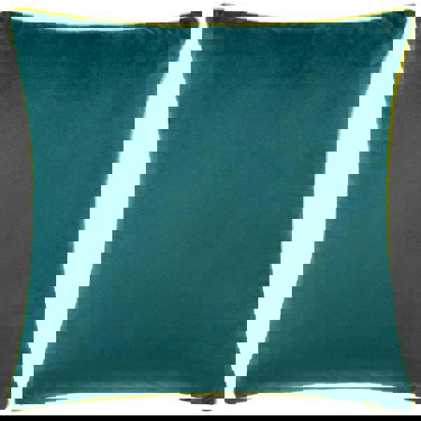 Furn Meridian Velvet Cushion Cover - Teal/Cylon