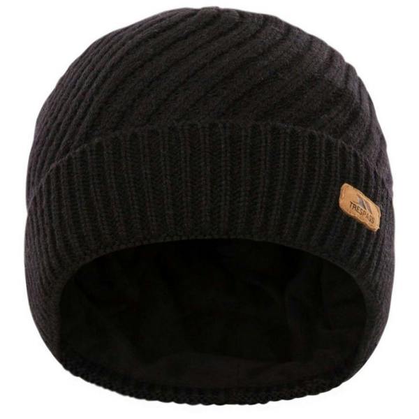 Trespass Womens/Ladies Twisted Knitted Beanie - Black - 