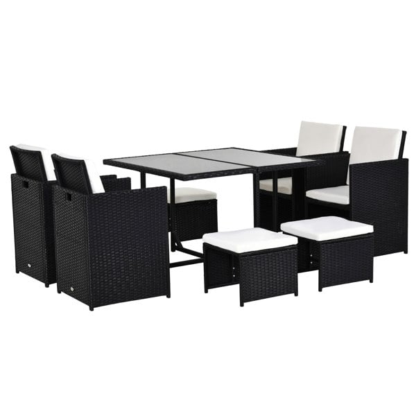 Resin Rattan Dining Set
