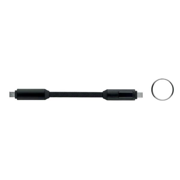 MidOcean Keysto Keyring Charging Cable - Black - 