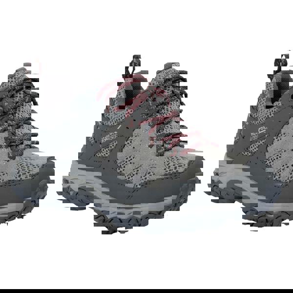 Regatta Womens/Ladies Edgepoint IV Low Walking Shoes - Dark Steel/Dusty Rose - 