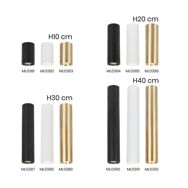 Milagro Genesis Spot White 1xGU10 20cm