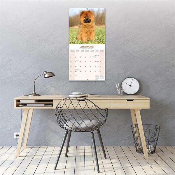 Chow Chow Calendar 2027, Wall Calendars, Month To View, Dogs, Gift