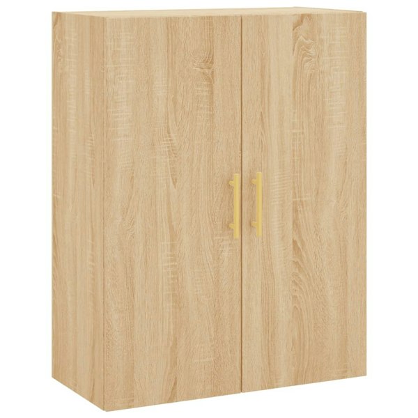 Berkfield Wall Mounted Cabinets 2 pcs Sonoma Oak 69.5x34x90 cm