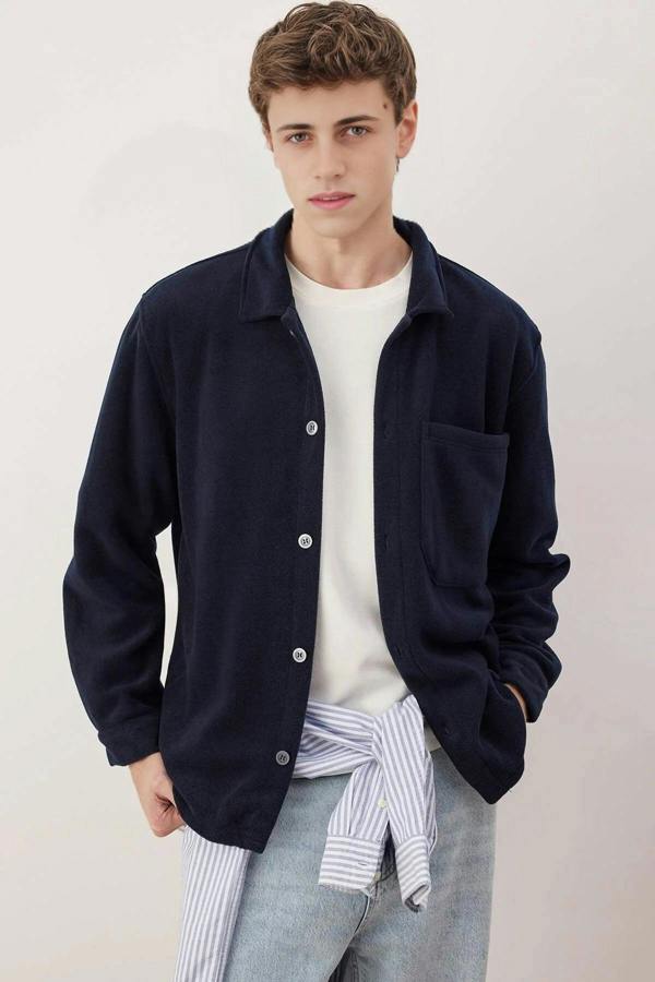 WOVCOR Polar Regular Men’s Shirt with Pocket Detail