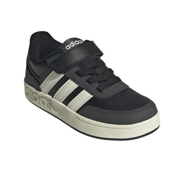 Adidas Childrens/Kids Breakbase Low Trainers - Black/White/Carbon - 