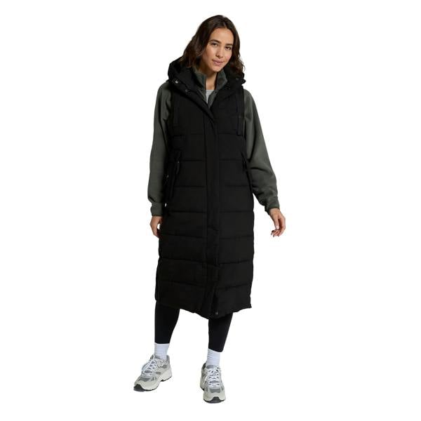 Animal Womens/Ladies Comfort Zone Longline Gilet - Jet Black - 