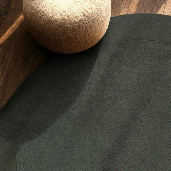 Villeroy & Boch 1812 Wool Rug Organic Round Kari Natural Green
