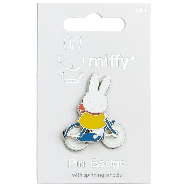 The Carat Shop Miffy Spinning Wheels Bike Pin Badge
