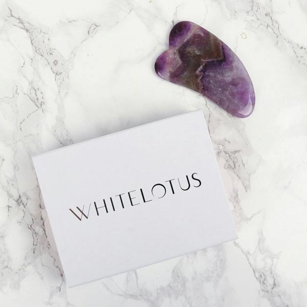 White Lotus Beauty Amethyst Gua Sha