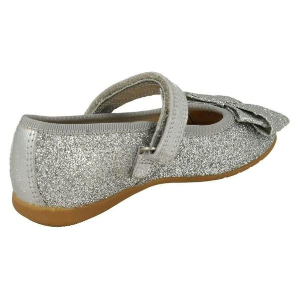 Clarks Girls Clarks Sparkly Bow Detailed Shoes Dance Bow T