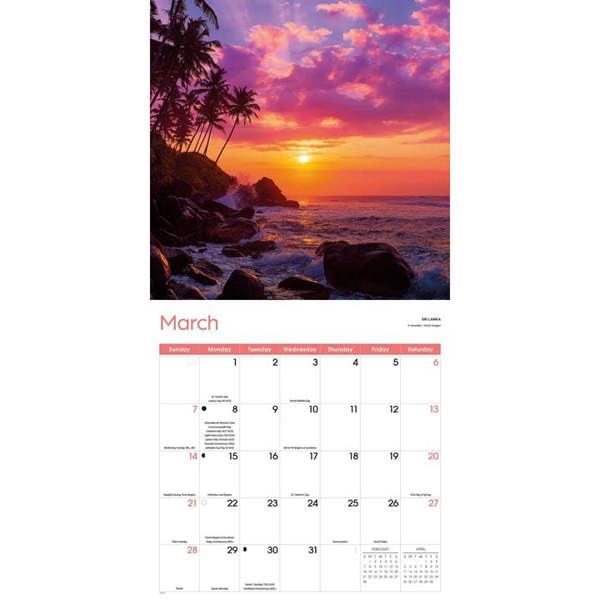 Beaches Calendar 2027, Wall Calendars, Month To View, Travel, Gift