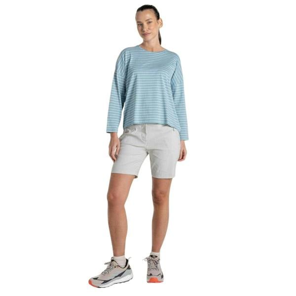 Craghoppers Womens/Ladies Kielder Drop Shoulder T-Shirt - Sky Blue - 