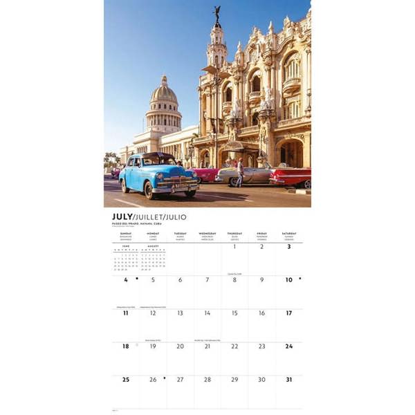 Passport to the World Calendar 2027, Wall Calendars, Month To View, Travel, Gift