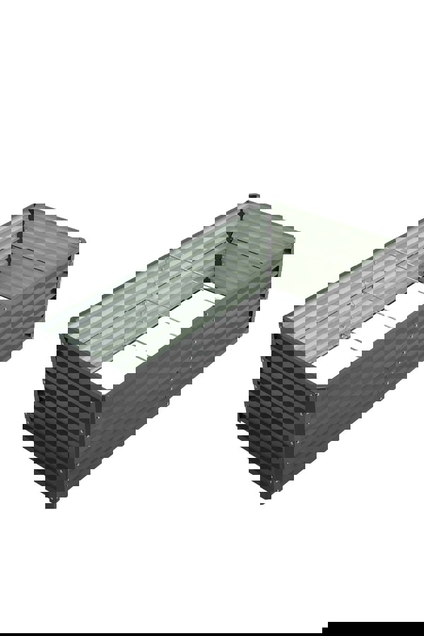 Living and Home Metal Rectangular Raised Garden Bed