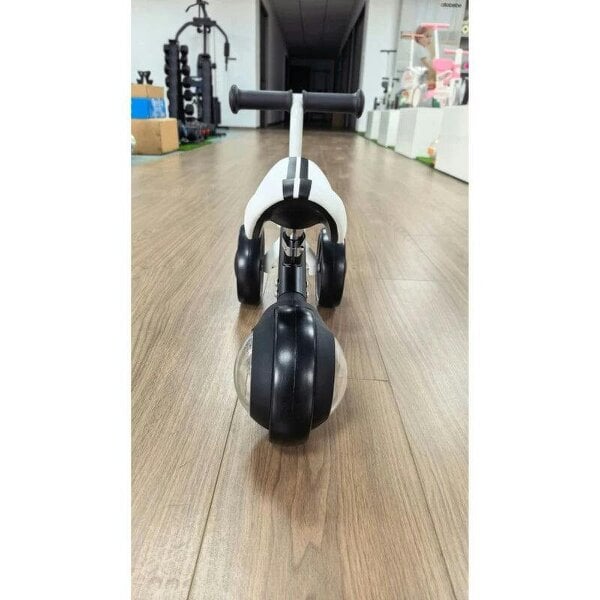 Balance Bike for Kids 1-2 Years, Toddler Bike with Adjustable Seat and Lighting Rear Wheels for Boys and Girls, Black