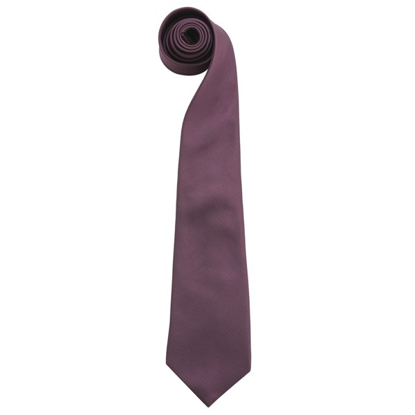 Premier Mens “Colours” Plain Fashion / Business Tie - Purple