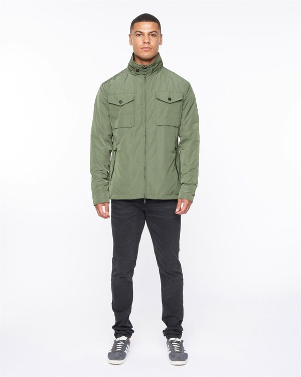 Duck and Cover Blensons Padded Jacket Dark Olive