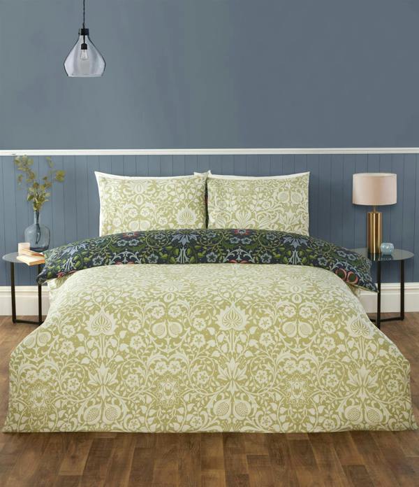 Heritage Flora Navy Duvet Cover Set