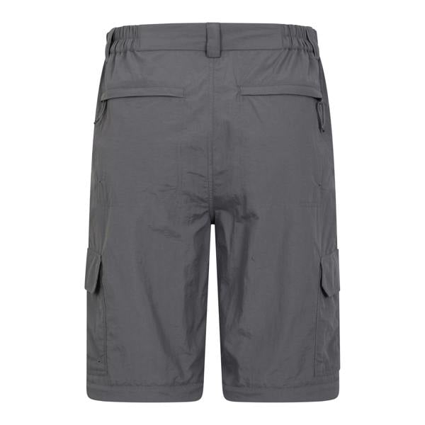 Mountain Warehouse Mens Explore Zip-Off Trousers - Grey - 