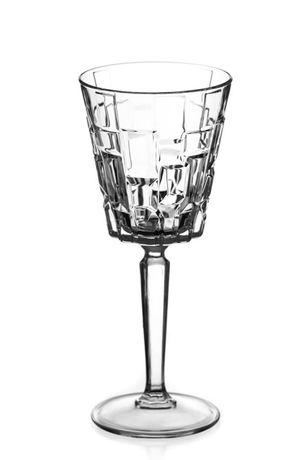 Diamante Crystal White Wine Glasses 'Quartz' - Set of 2