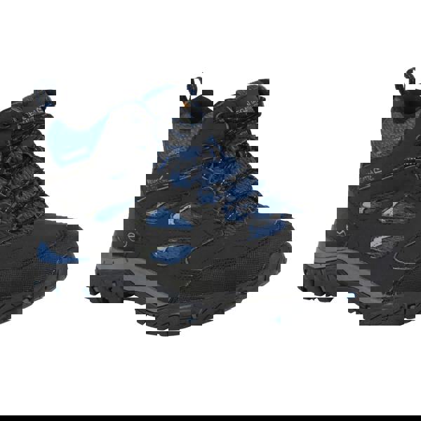 Regatta Womens/Ladies Holcombe IEP Mid Hiking Boots - Ash/Blue Opal - 