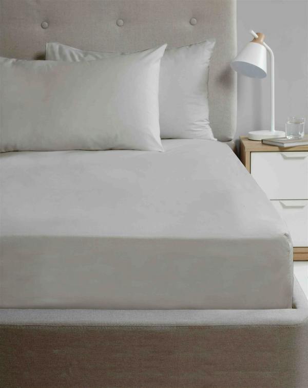 Microfibre Silver Pillowcase Pair