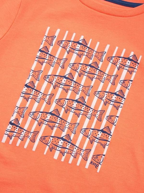 Kite Boys Organic Trout And About T-Shirt
