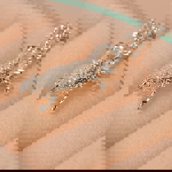 Bearded Dragon Dainty Chain Bracelet - Personalised - Sterling Silver - MYLEE London