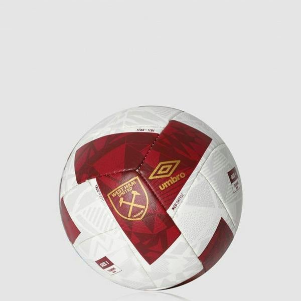 Umbro 24/25 Neo Swerve West Ham United FC Football - White/Gold/New Claret