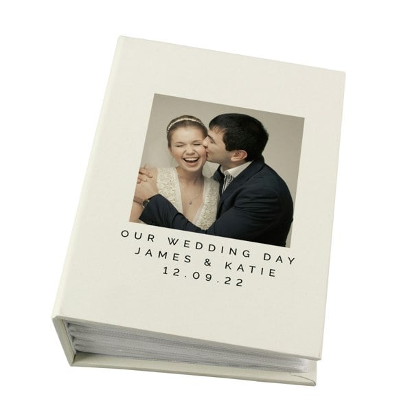 Personalised Memento Company Personalised Photo Upload 6x4 Photo Album