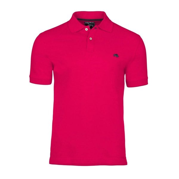 Raging Bull Mens Classic Organic Polo Shirt - Vivid Pink