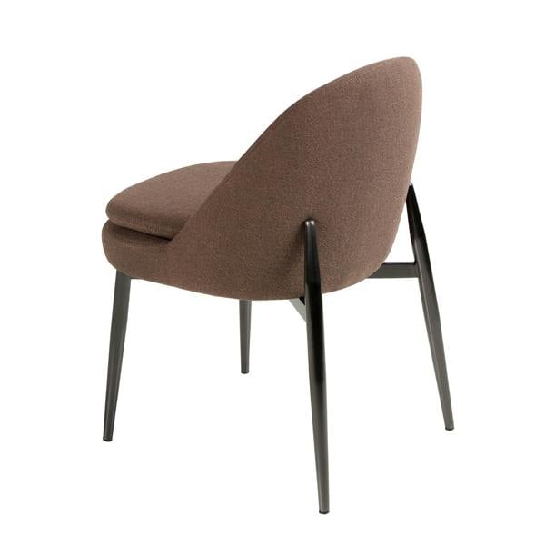 Angel Cerdá Dark brown fabric chair 4236