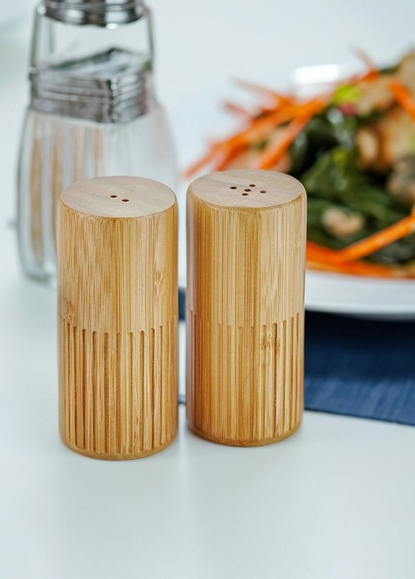 Rozi Natura Collection Wooden Salt And Pepper Dispenser