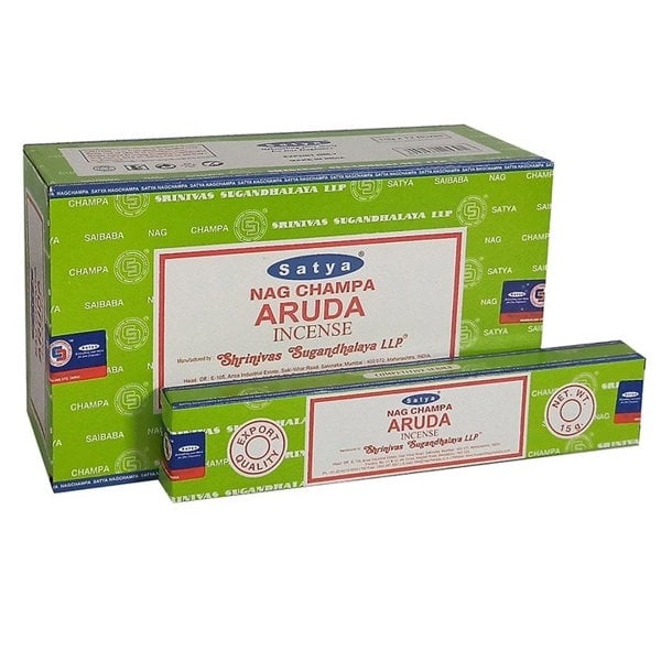 Serano Set of 12 Packets of Aruda Incense Sticks by Satya