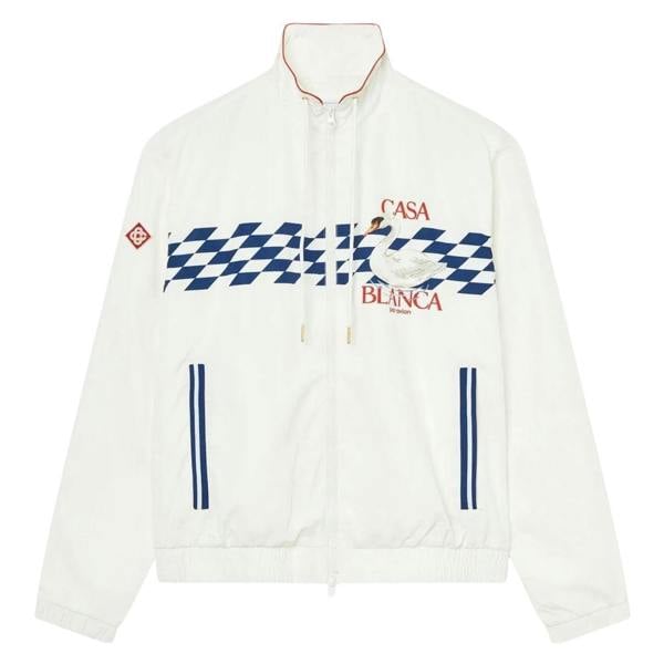 Casablanca Shell Suit Casablanca Par Avion White Jacket